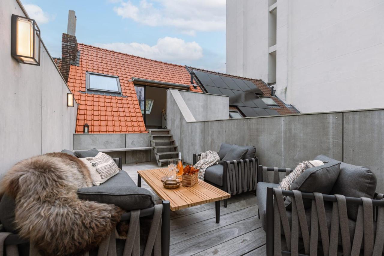 Beautiful Luxurious Mansion With Several Terraces Kortrijk Exterior foto